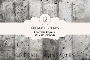 Grunge Scratches & Dirt Textures