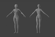 Stylized Female 01 A-Pose Base Mesh, a Characters & Person 3D Model by VK Studio (Thumbnail 25 of 27)