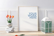 10 PSD frames mockup with flowers, a Books & Magazine Mockup by Radmila (Thumbnail 4 of 8)