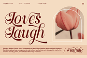 Hasly Roaster - Beauty Italic Font, a Serif Font by RagamKata (Thumbnail 2 of 11)