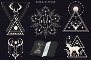 Deer Totem, an Animal Illustration by Salted Galaxy (Thumbnail 4 of 10)