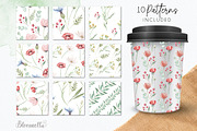 Wildflower Florals Poppies Flowers, an Object Graphic by Bloomella (Thumbnail 3 of 7)