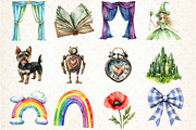 Vintage Wizard of Oz Clipart, an Illustration by DreamCafeArt (Thumbnail 4 of 4)