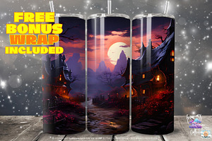 Creepy Jack 20oz Tumbler Wrap