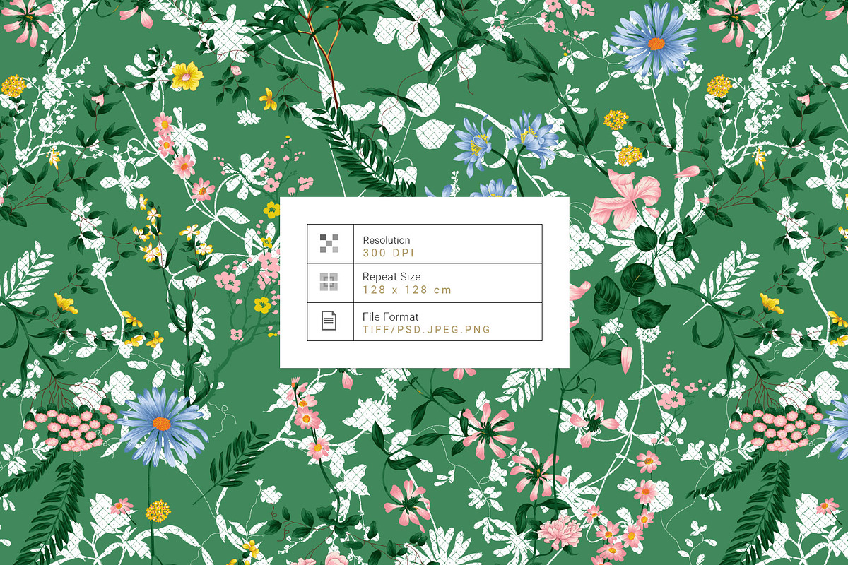Fleurs Exquises, Hand made Prints!, a Pattern Graphic by TSTUDIO (Photo 3 of 18)