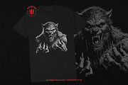 10 Bundle Dark Art Warewolf Monster, an Illustration by Morspective (Thumbnail 2 of 7)