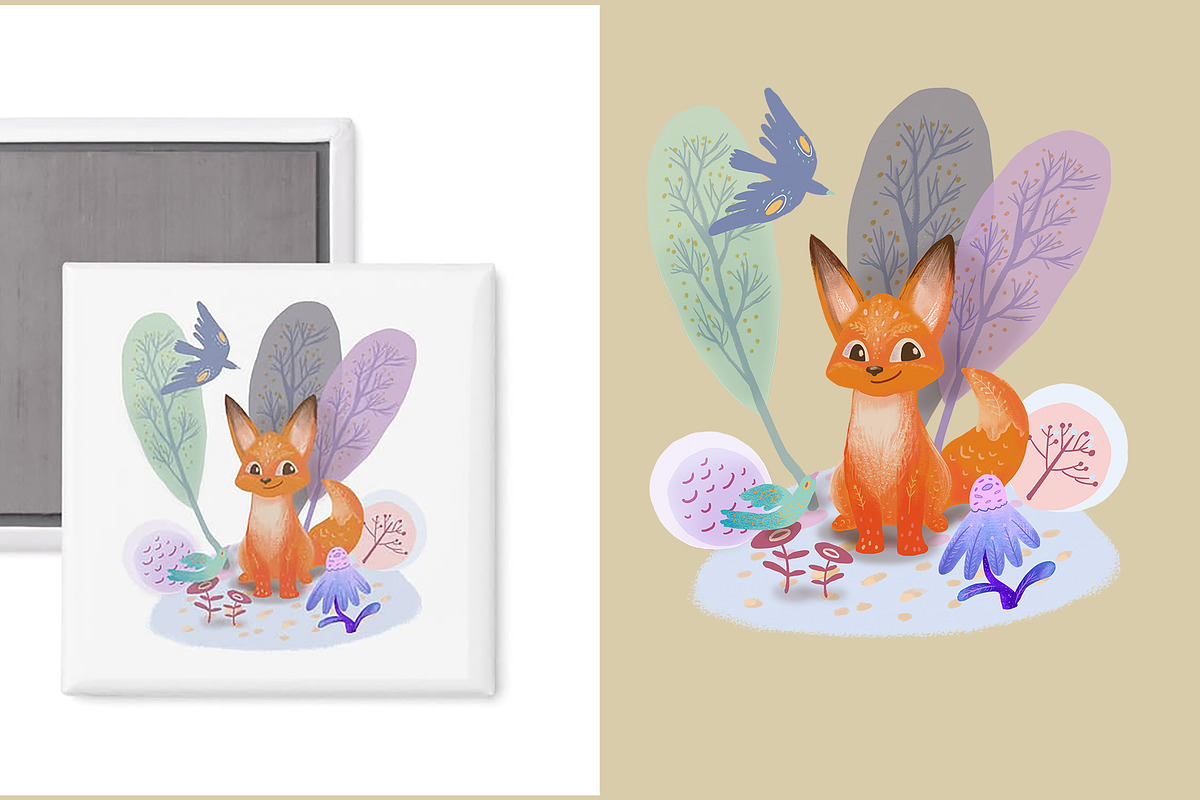 Enchanted Forest Clipart Set, an Illustration by FaliushViktoriaArtist (Photo 9 of 10)