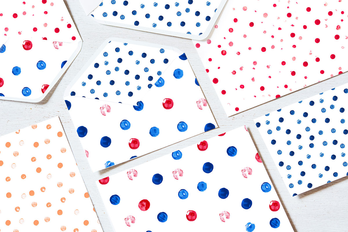 Polka dot. Hand drawn patterns, a Pattern Graphic by Abstract Vanilla (Photo 2 of 4)