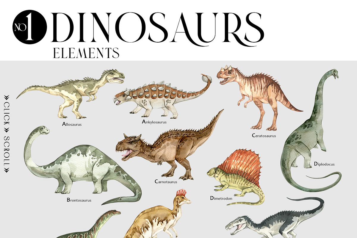 DINOSAURIA  Prehistoric encyclopedia, an Animal Illustration by Anastezia Luneva (Photo 3 of 11)
