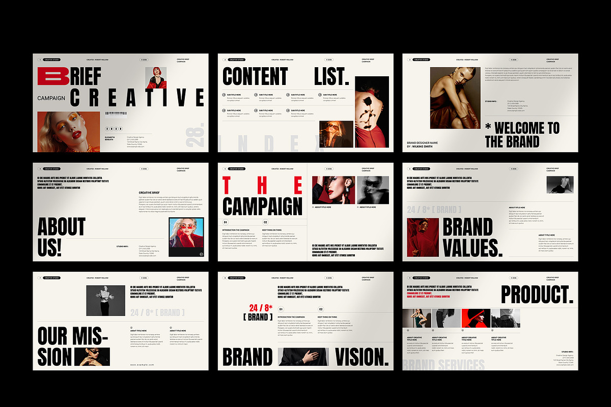 Creative Brief Campaign Presentation, a Presentation Template by UnifyArts (Photo 5 of 7)