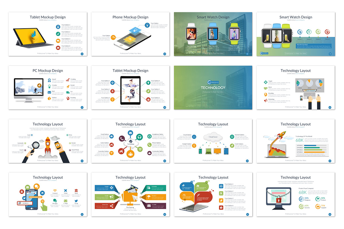 Annual Report Powerpoint Template, a Presentation Template by UniqueStudio (Photo 4 of 14)