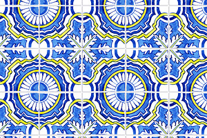 Portuguese Tiles Digital Papers