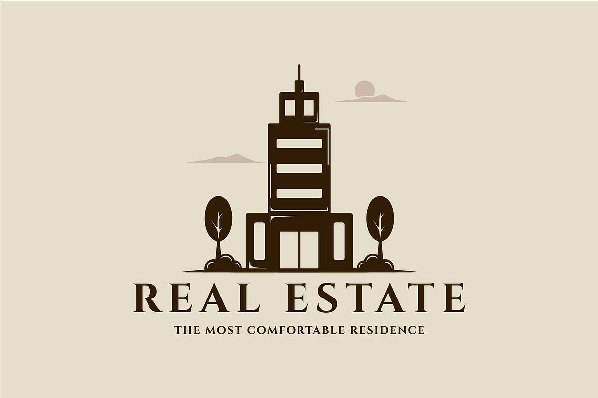 apartment building logo vector, a Branding & Logo Template by zyxroun shop