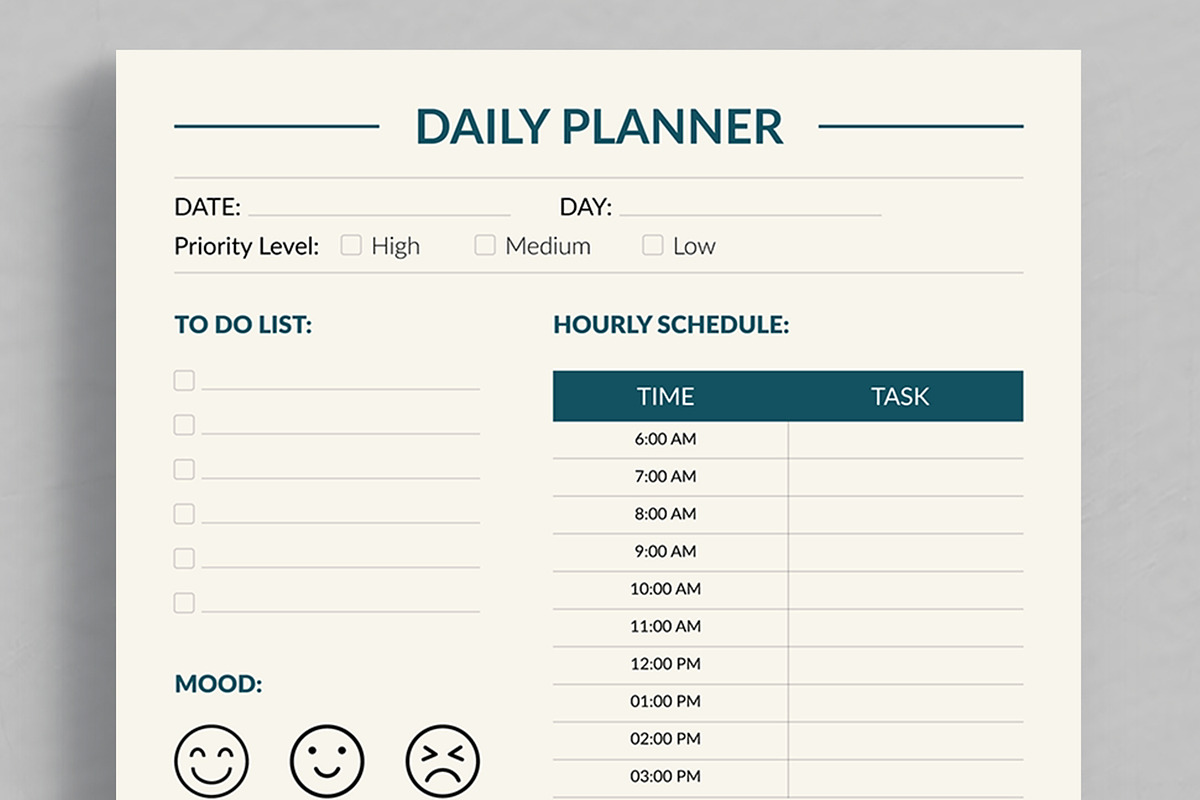 Planner Template, a Stationery Template by ContestDesign (Photo 2 of 5)