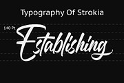 Strokia, a Script Font by RNDI Type Foundry (Thumbnail 2 of 12)
