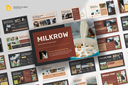 Dairy Farm & Milk Slides Template, a Presentation Template by fluffstudio (Thumbnail 1 of 4)