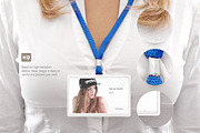 Name Badge Mockup, an Advertising Mockup by rebrandy (Thumbnail 4 of 6)