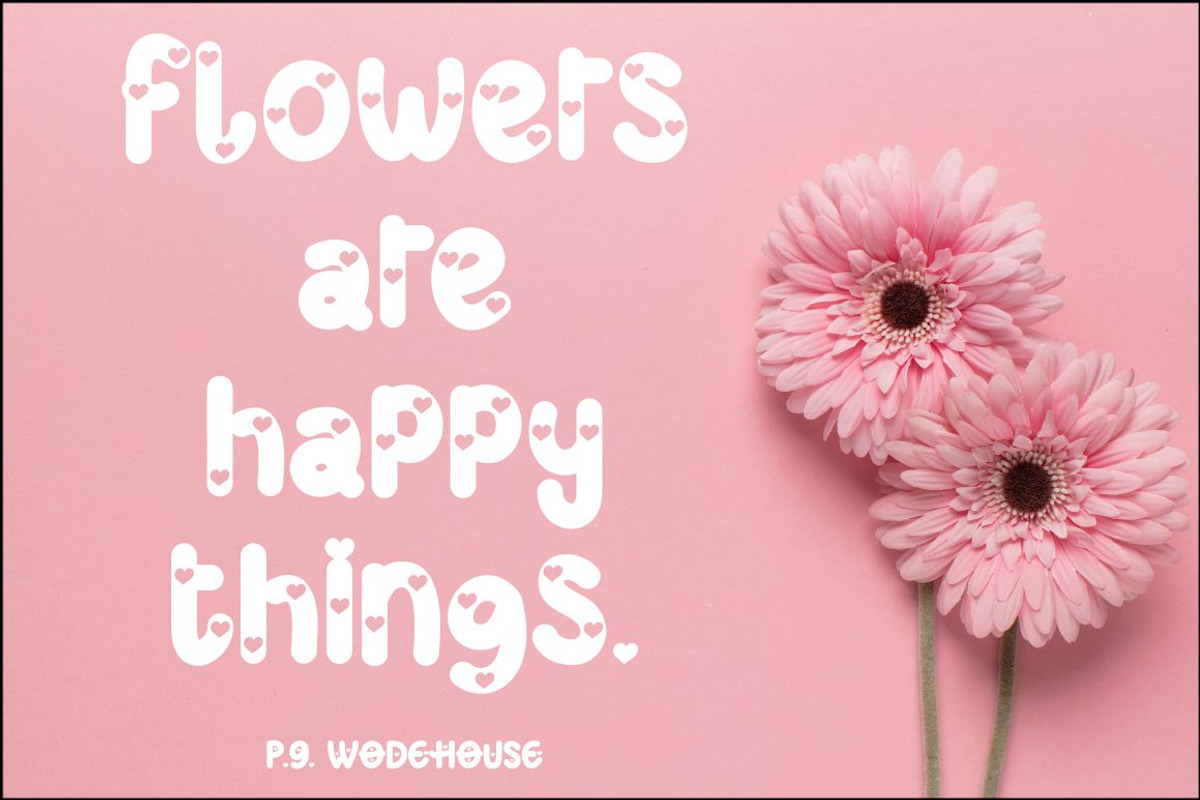 Love Paradise - 7 Quirky Love Font, a Font by PutraCetol Studio (Photo 5 of 14)