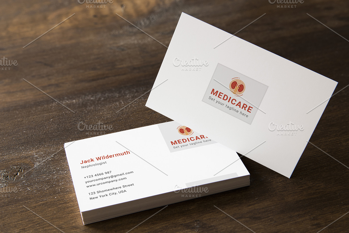 Nephrologist Business Card, a Business Card Template by graphicsunday (Photo 4 of 4)