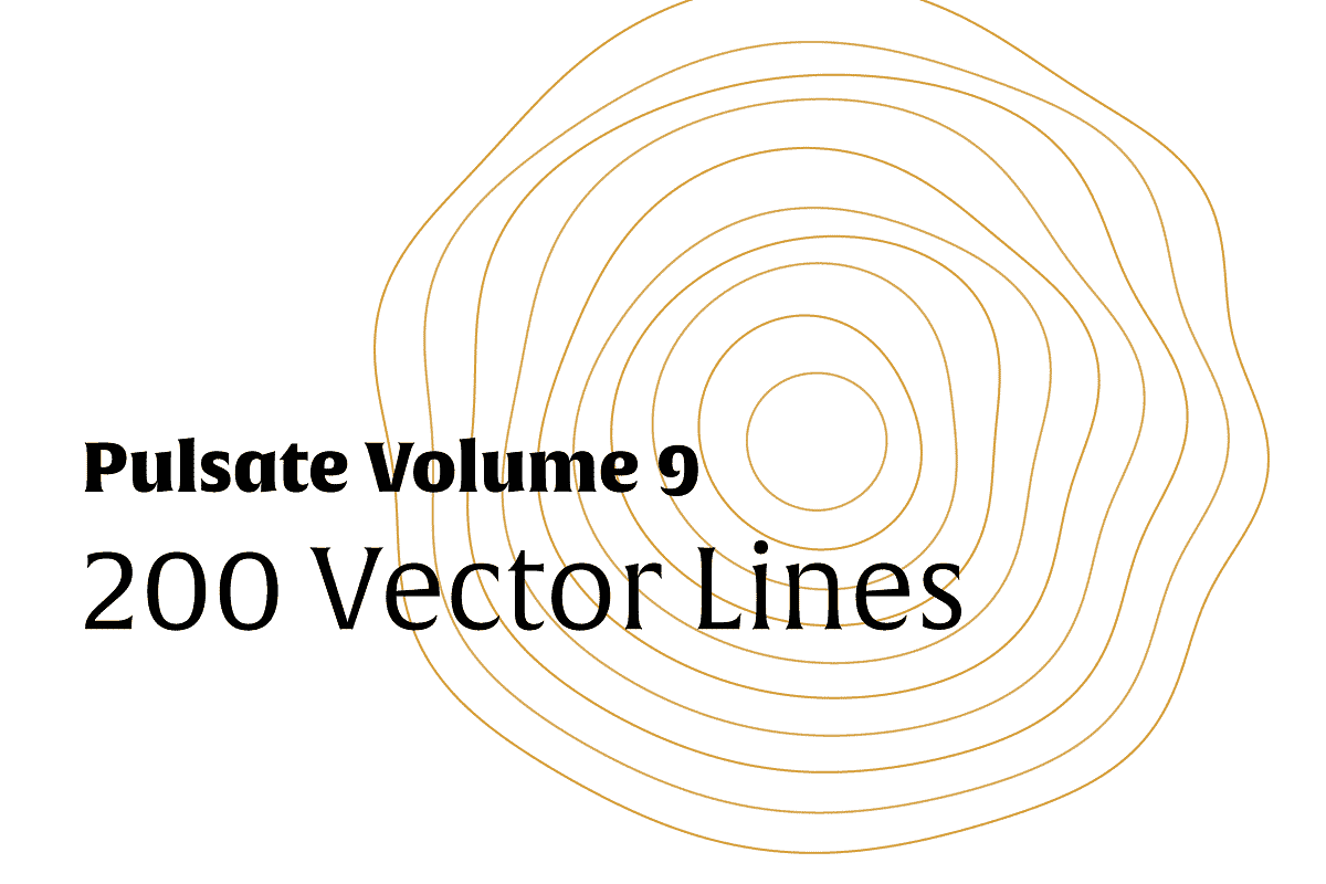 Pulsate Vol. 9 | 200 Vector Waves, an Object Graphic by invisiblelayer (Photo 1 of 5)