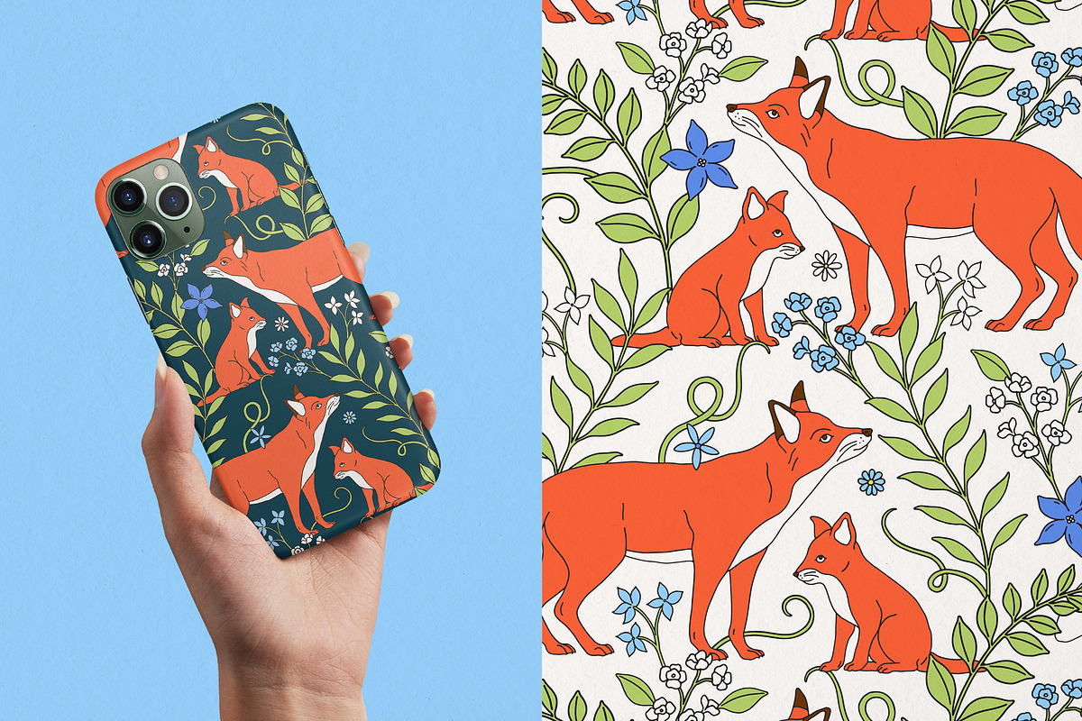 Spring Garden Vector Collection, a Pattern Graphic by rouxsupplyco (Photo 13 of 15)