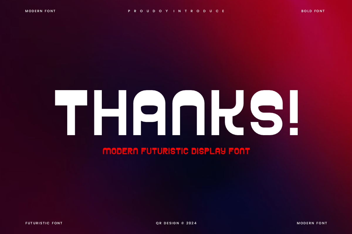 Zetrog - Futuristic Font, a Sans Serif Font by QR Design Studio (Photo 6 of 6)