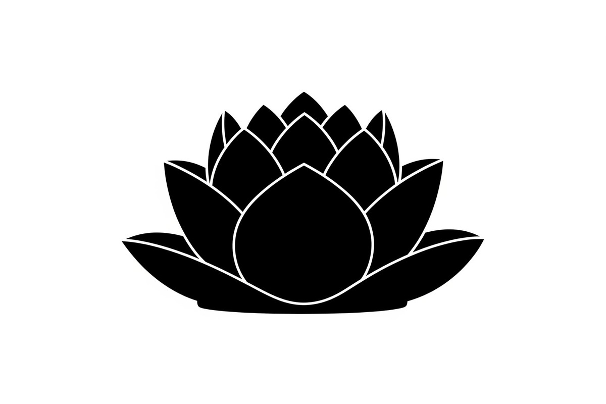 Lotus Flower Silhouette Vector Bundl, an Illustration by Creativeshirt (Photo 29 of 51)