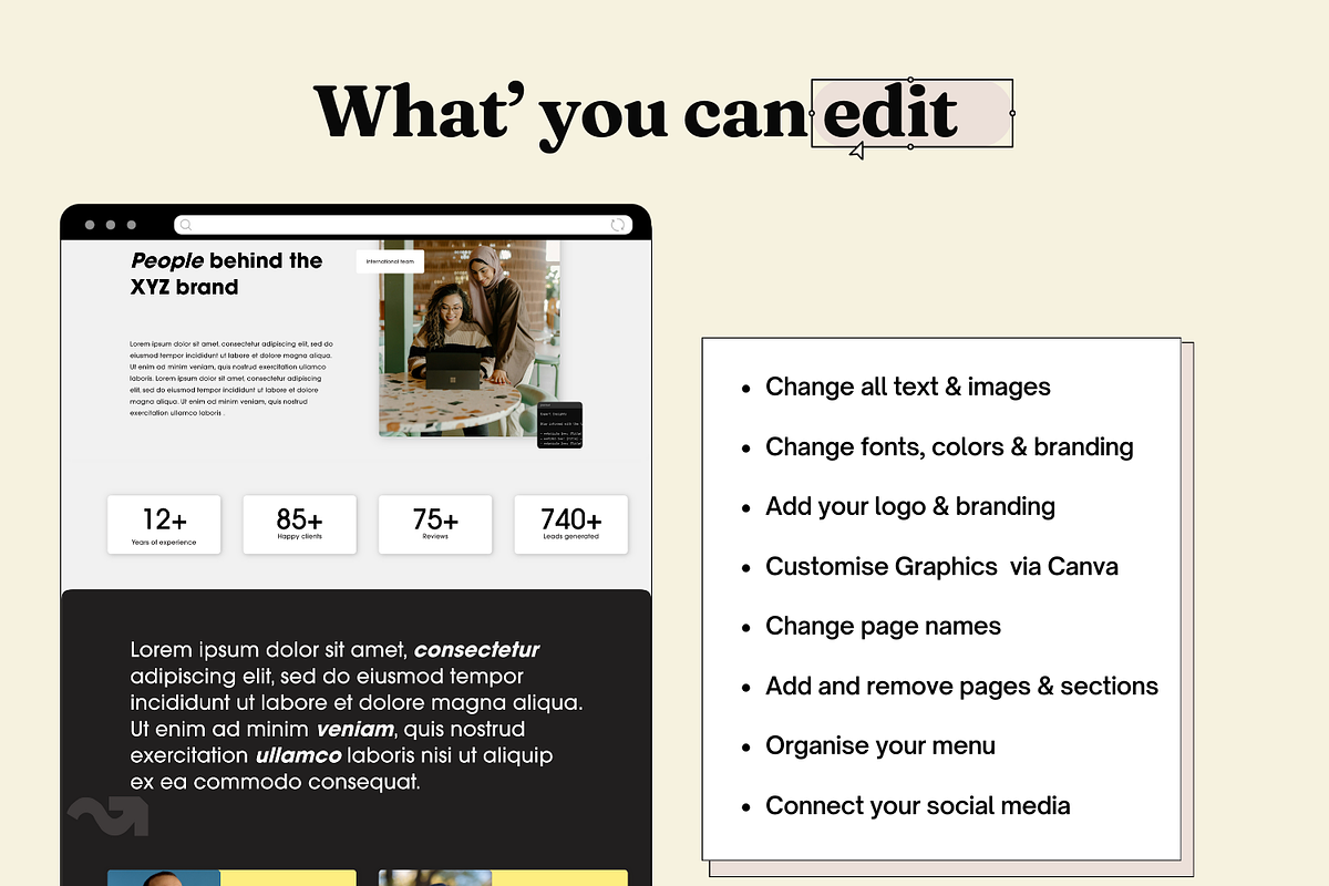 Squarespace Website template, a Squarespace Template by Ciel Lumiere (Photo 5 of 8)