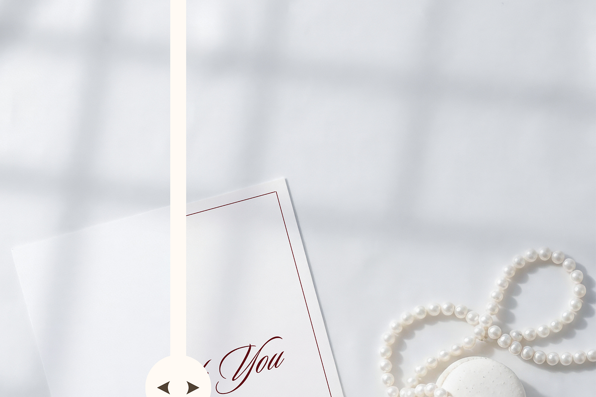 5x7 Pearl Wedding Invitation Mockup, an Advertising Mockup by Serenefeeling (Photo 5 of 7)