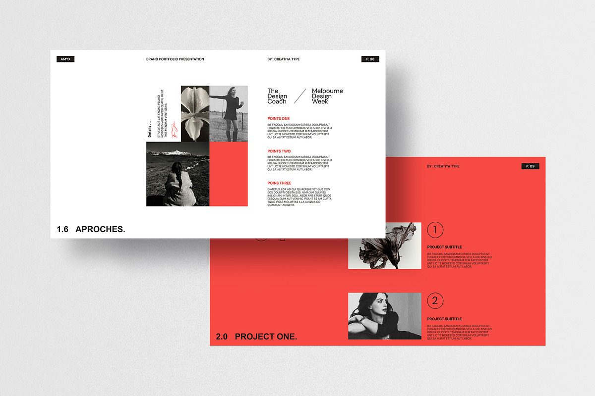 AMYX | Portfolio Presentation, a Presentation Template by Creatiya Type (Photo 4 of 8)