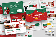 Christmas Special Sale Google Slides, a Presentation Template by QR Design Studio (Thumbnail 1 of 3)