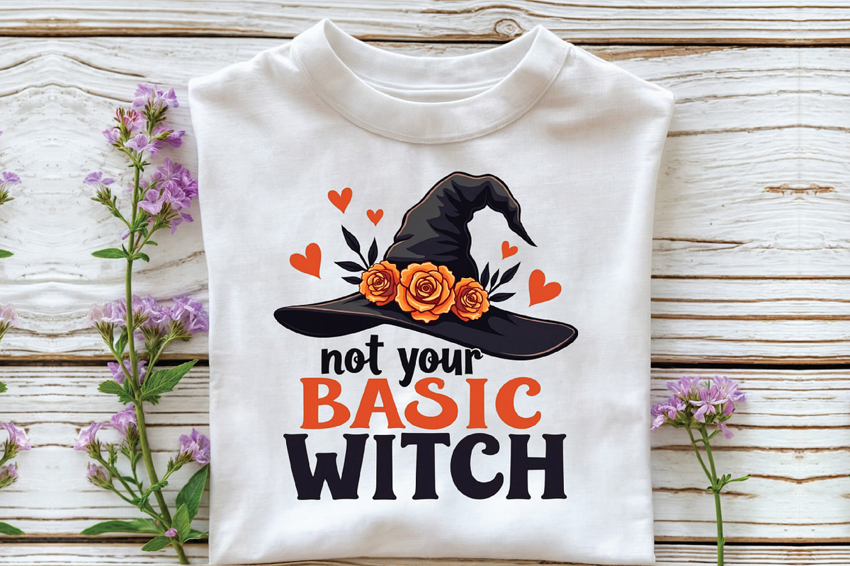 Not Your Basic Witch Sublimation, a Graphic by Libby Wishes (Photo 5 of 5)