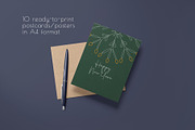 Snowflakes - line art illustrations, an Illustration by Anna.Klets (Thumbnail 6 of 10)
