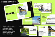 Bikers Sport Community Powerpoint, a Presentation Template by Robs Daily Design (Thumbnail 1 of 9)