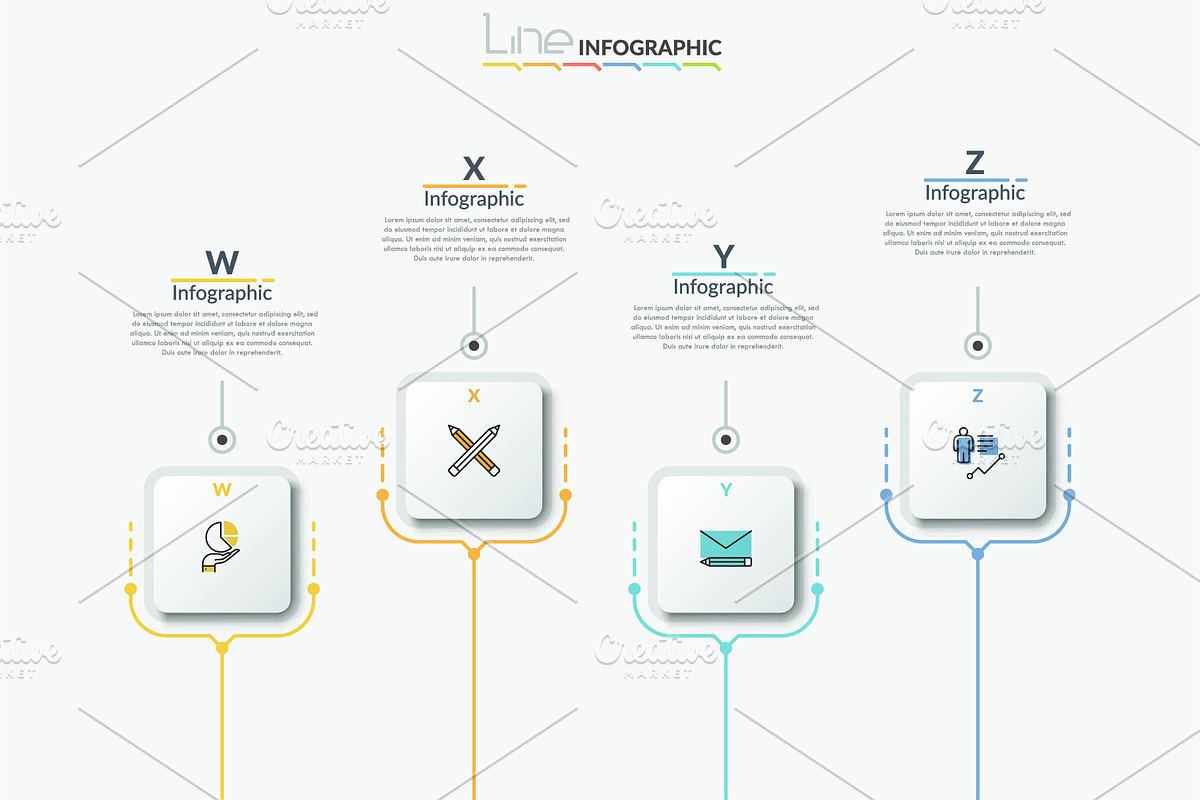 Line-X. Infographic Pack, a Presentation Template by Andrew Kras Design (Photo 8 of 23)