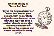 Retro Era - Handwritten, a Handwritten Font by Charmingbear59.design (Thumbnail 3 of 5)
