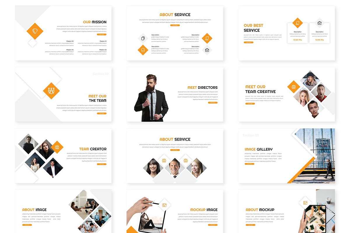 Bulleds - Powerpoint Template, a Presentation Template by inspirasign