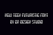 Stuck Techno Font, a Sans Serif Font by QR Design Studio (Thumbnail 3 of 6)