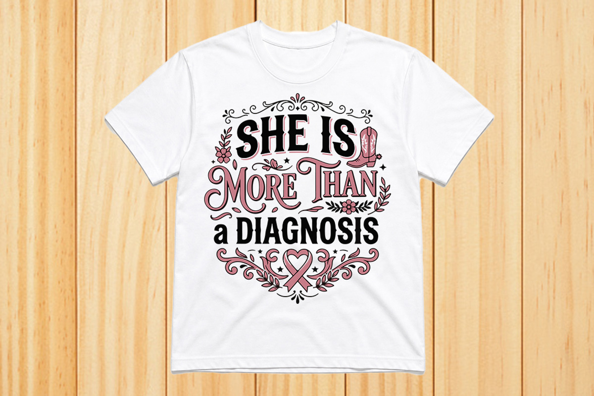Breast cancer awareness T-shirt, an Object Graphic by hafijul (Photo 1 of 3)