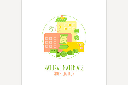 Biophilia sign. Modern architecture, an Outline Icon by Anna's Shop