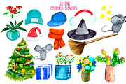 Watercolor cats dogs hand drawn set, an Object Illustration by NataLyaroArt (Thumbnail 3 of 9)