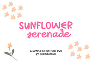 Summer Serenade Font Duo, a Handwritten Font by theinkaffair (Thumbnail 1 of 8)