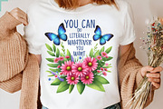 Vintage Flowers Sublimation Quotes, an Illustration by SinaCreation (Thumbnail 5 of 19)