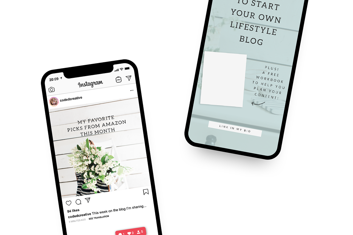 Magnolia Instagram Templates, a Social Media Template by Coded Creative (Photo 5 of 5)