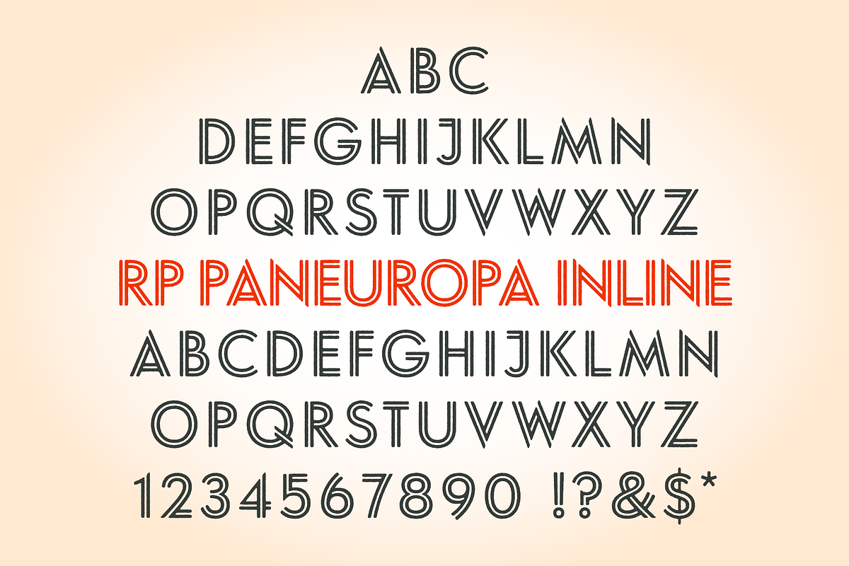 RP Paneuropa Inline - retro display preview 2