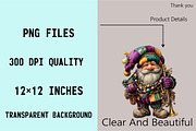 Watercolor Mardi Gras Clipart Bundl, an Illustration by SVGArt (Thumbnail 3 of 8)