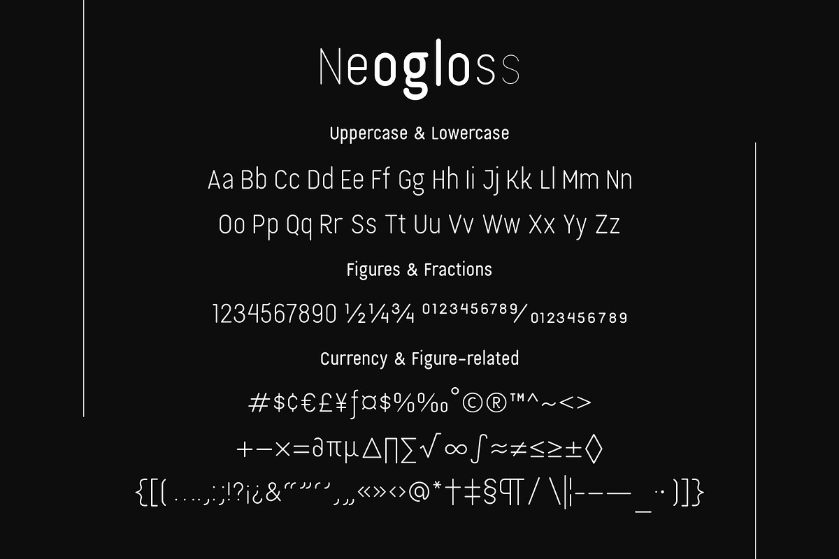 Neogloss- Modern Font Family, a Sans Serif Font by Intuisi Creative (Photo 8 of 10)