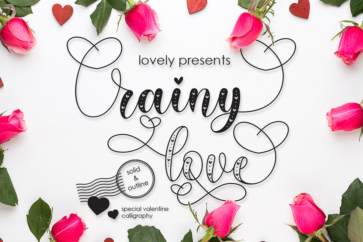 Rainy Love | Lovely Calligraphy, a Script Font by Almeera Std (Photo 1 of 10)