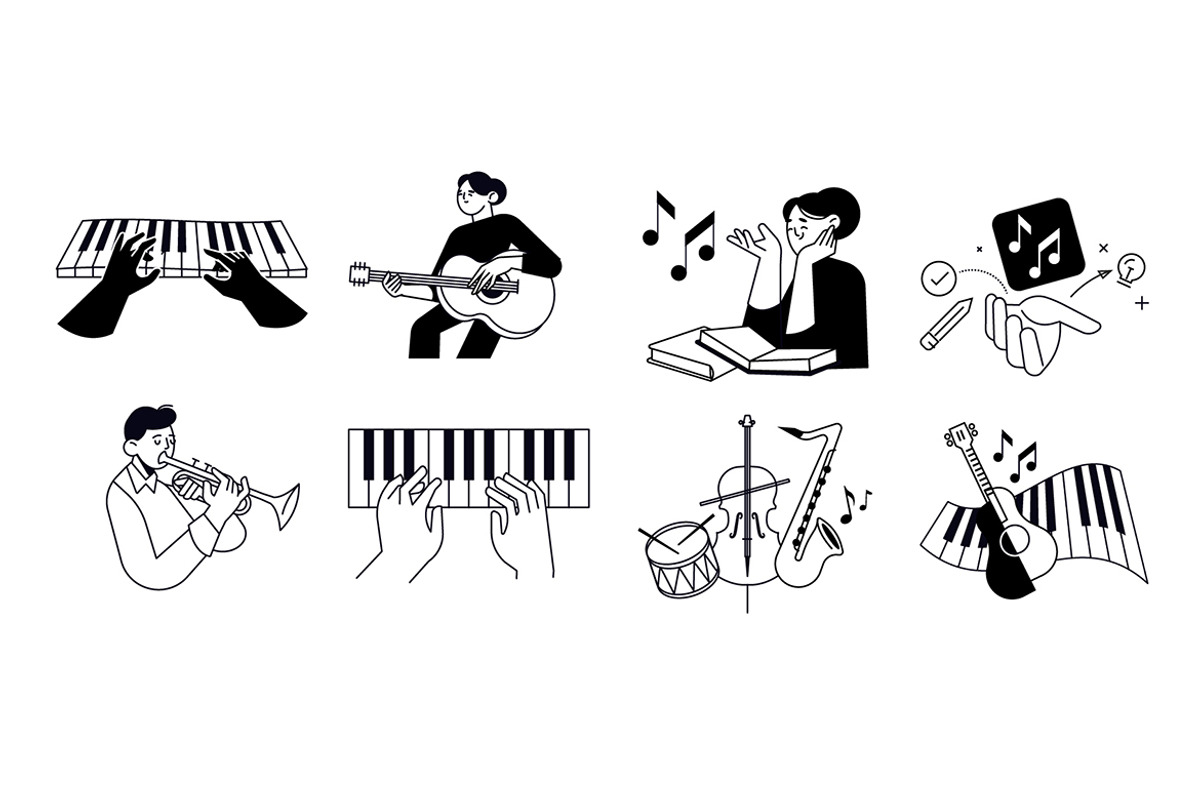 People and music, a Person Illustration by PureSolution (Photo 5 of 6)