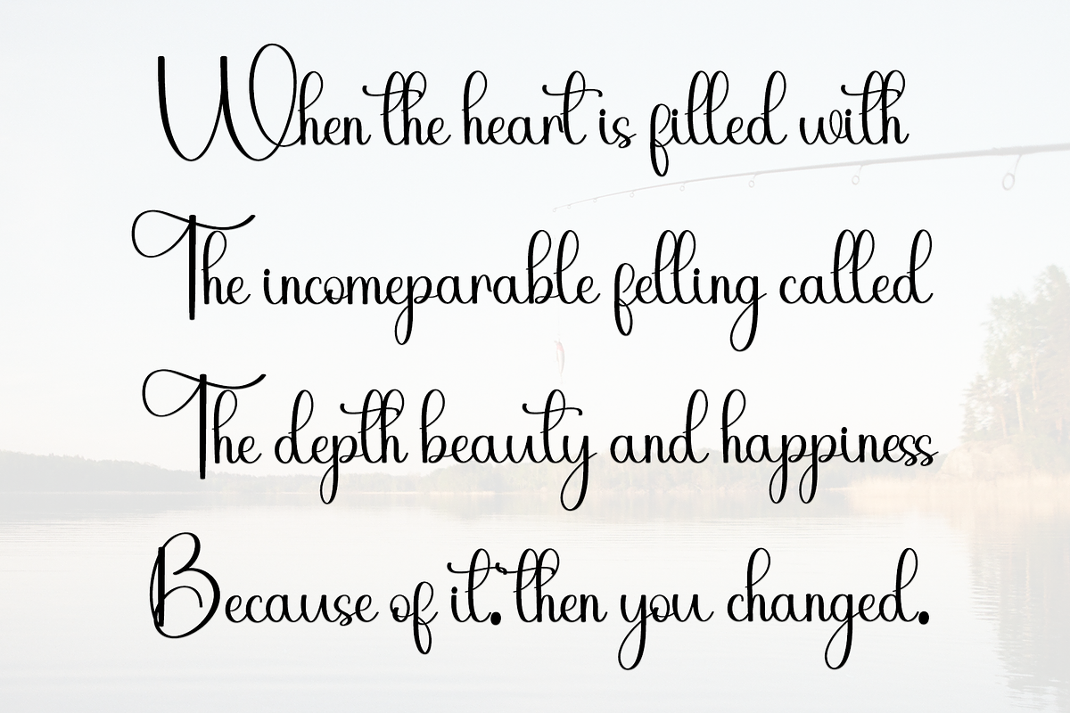 Fishing Adventure, a Handwritten Font by InermediaSTUDIO (Photo 4 of 7)